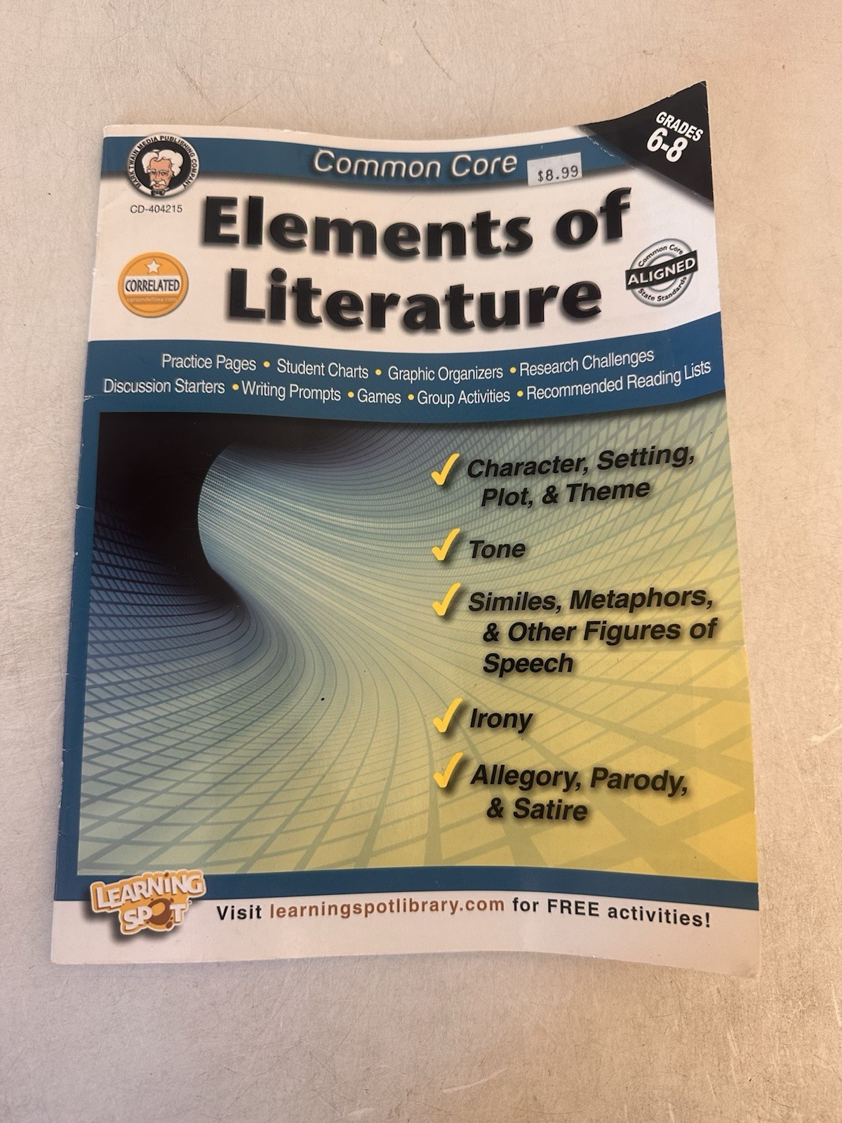 Mark Twain – Common Core: Elements of Literature, Grades 6 – 8 by Armstrong