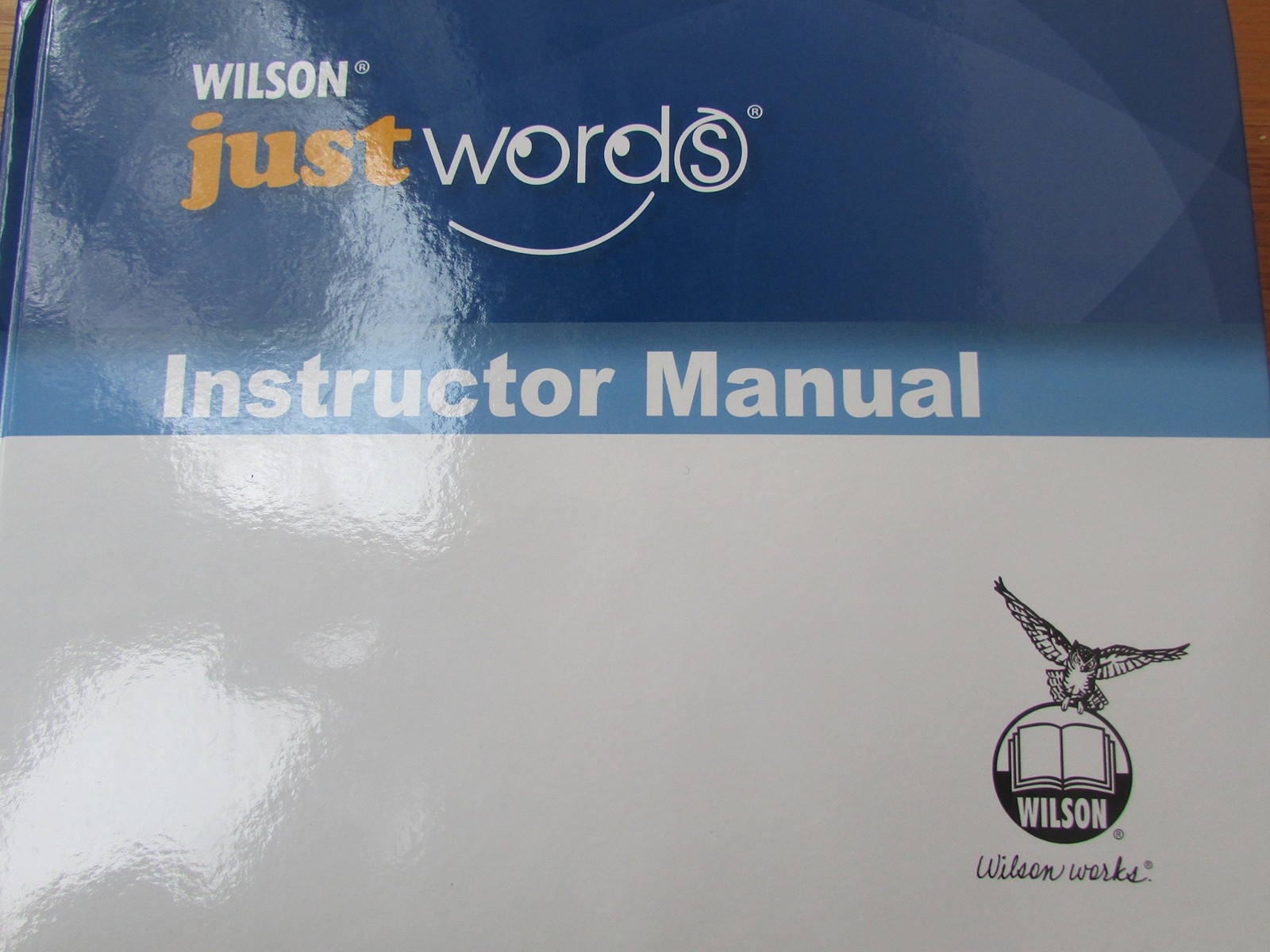 Wilson Just Words, Instructor Manual Hardbound