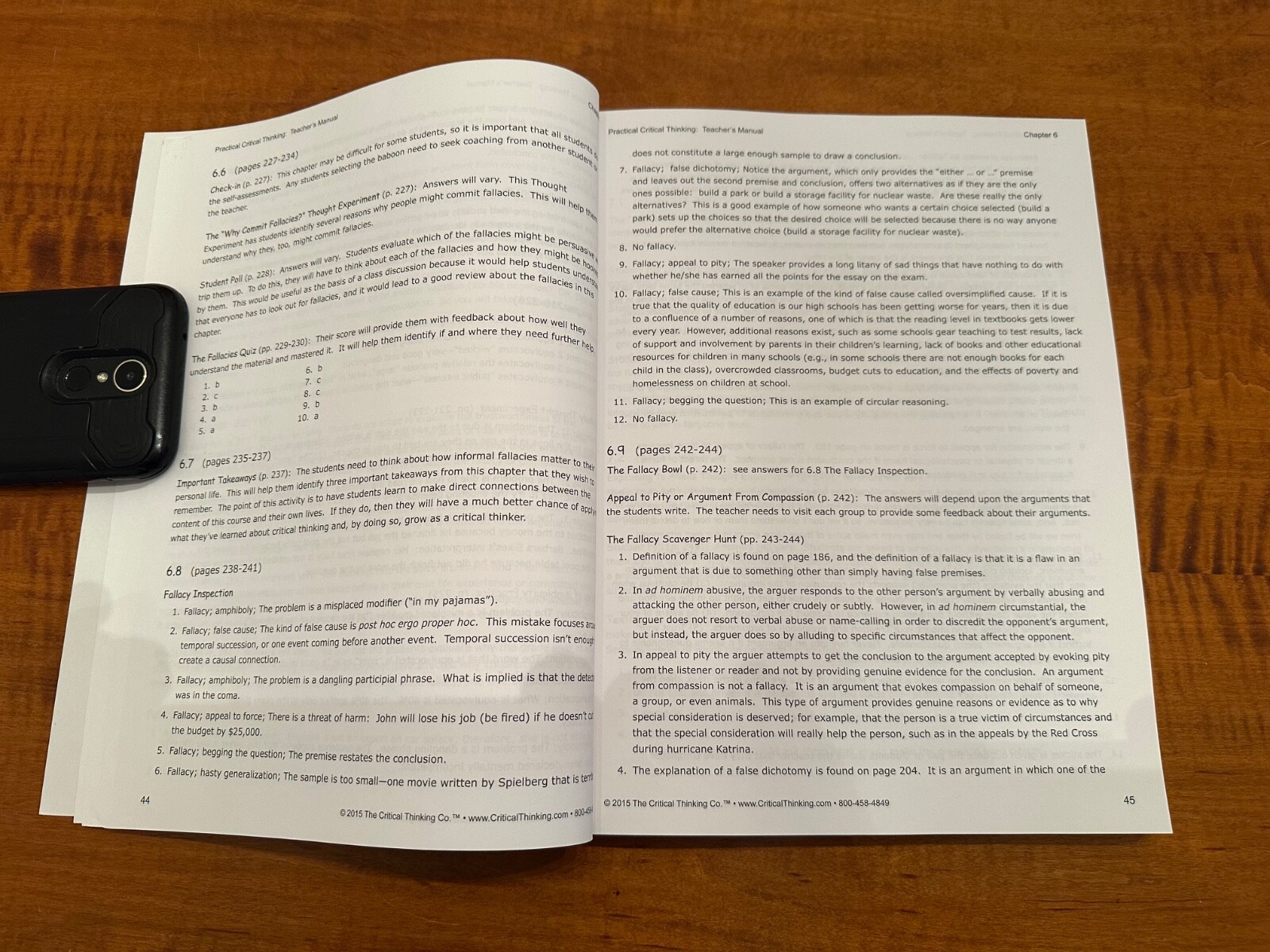 Practical Critical Thinking for Grades 9-12 Teacher’s Manual