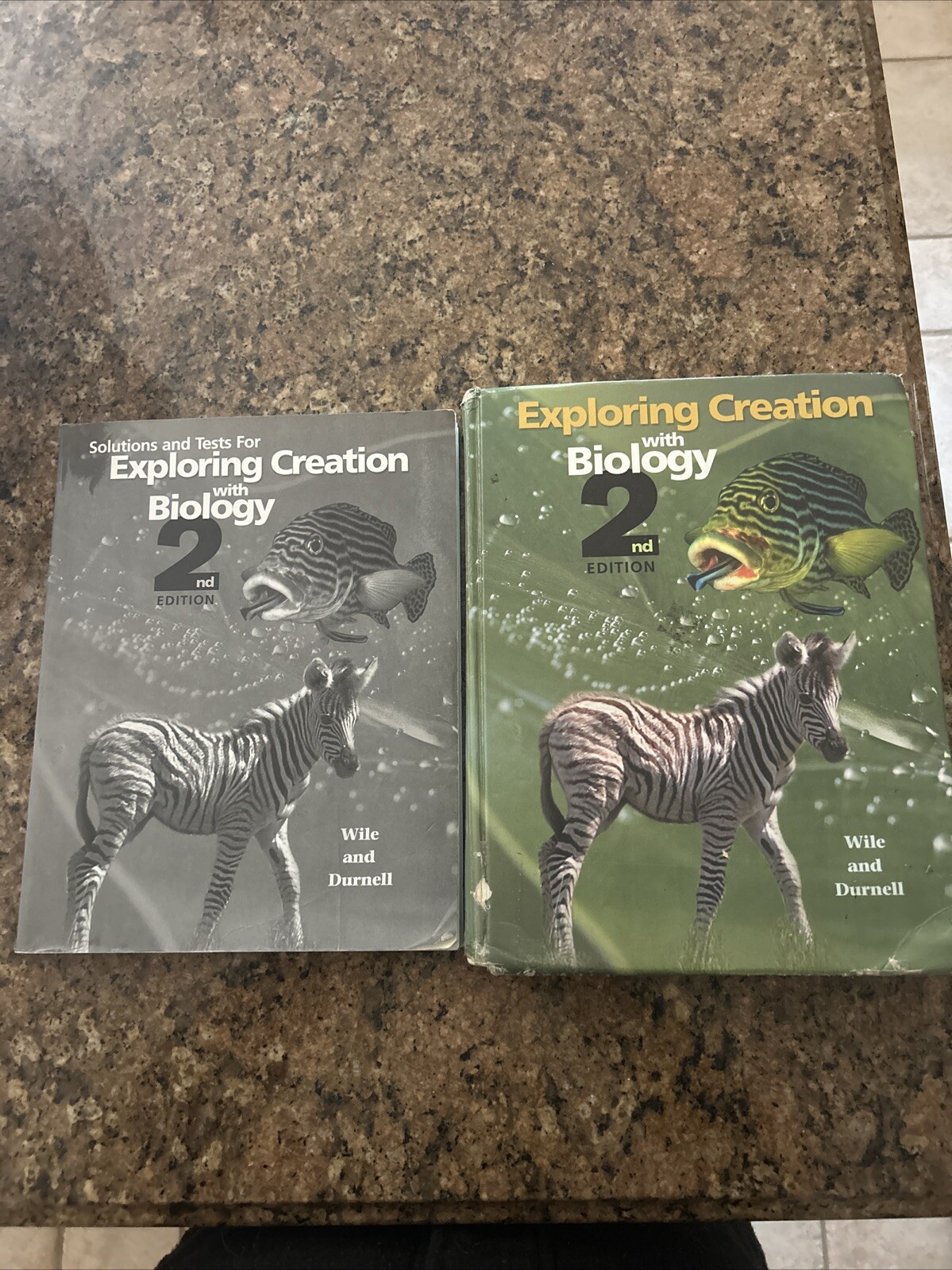 Exploring Creation with Biology 2nd Ed. Student textbook and solution and test.