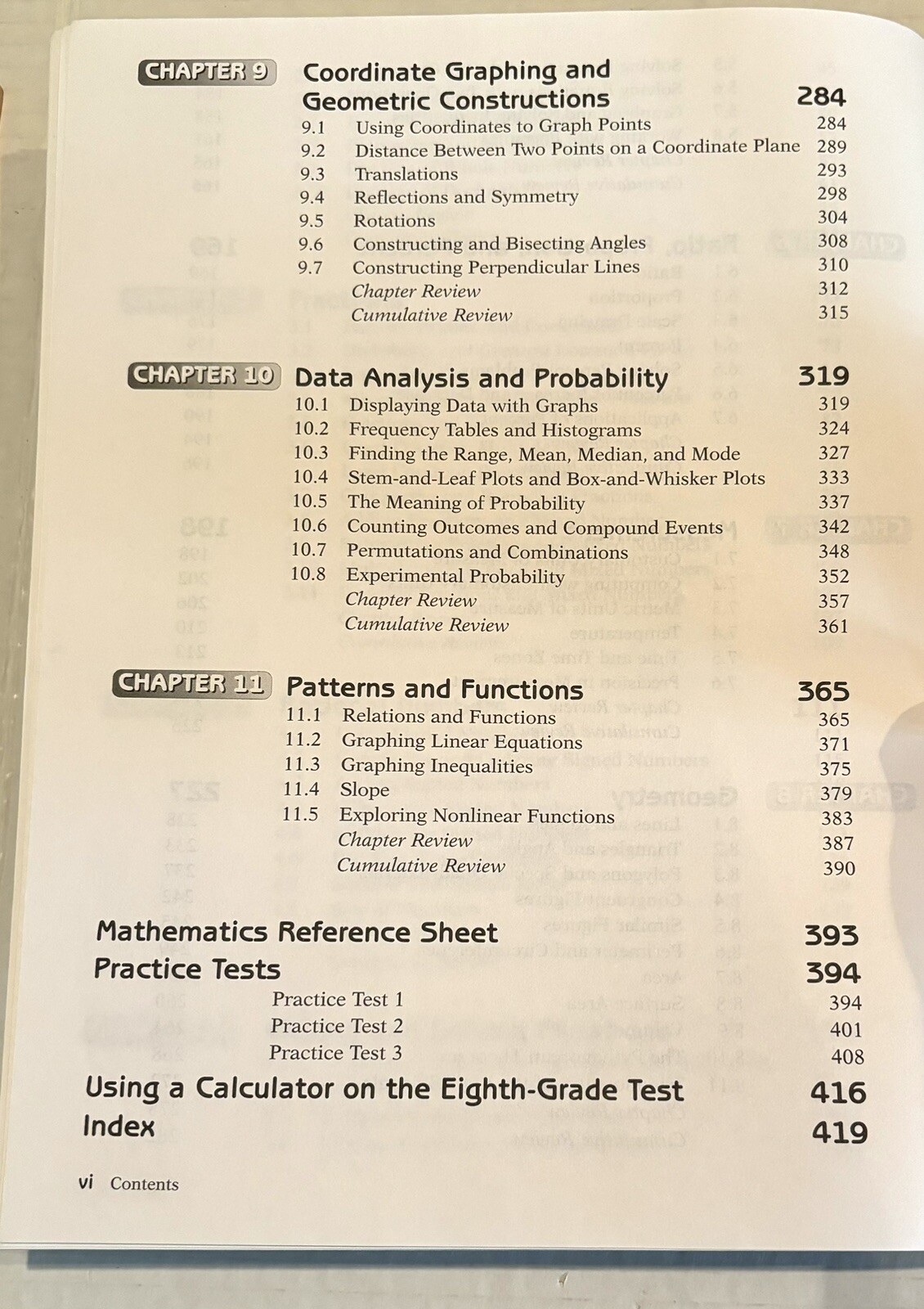 Reviewing Mathematics Preparing for the 8th grade Test New York Review Test