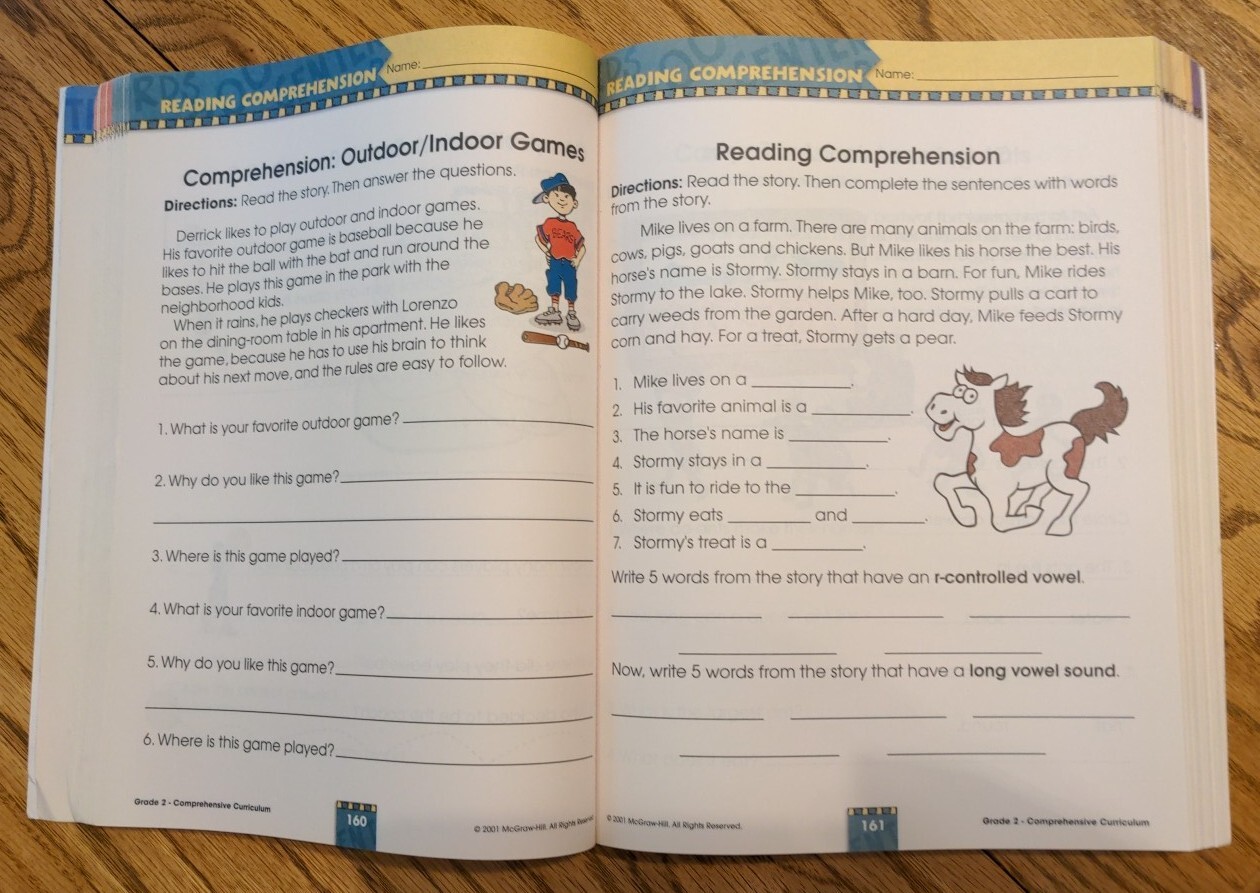 Comprehensive Curriculum of Basic Skills Grade 2 Answer Key McGraw-Hill MINT