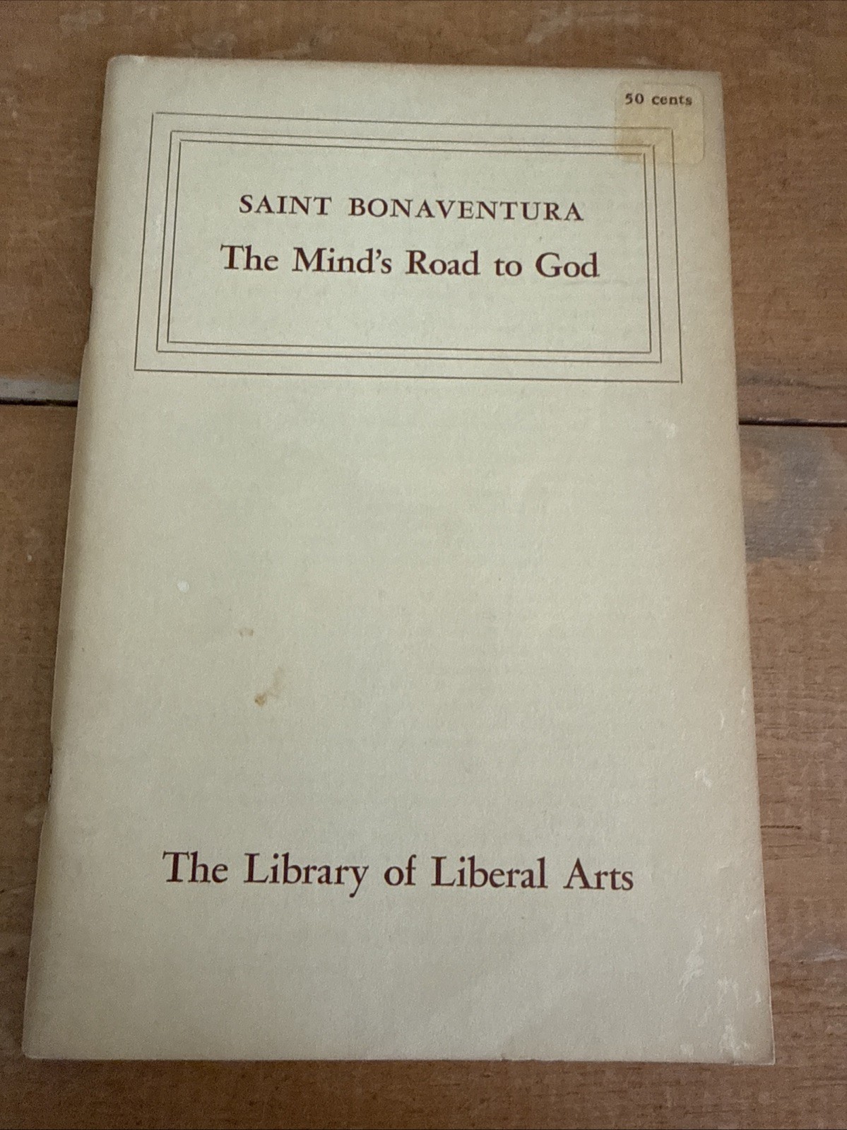 1953 Saint Bonaventura The Mind’s Road to God Christian Catholic Philosophy