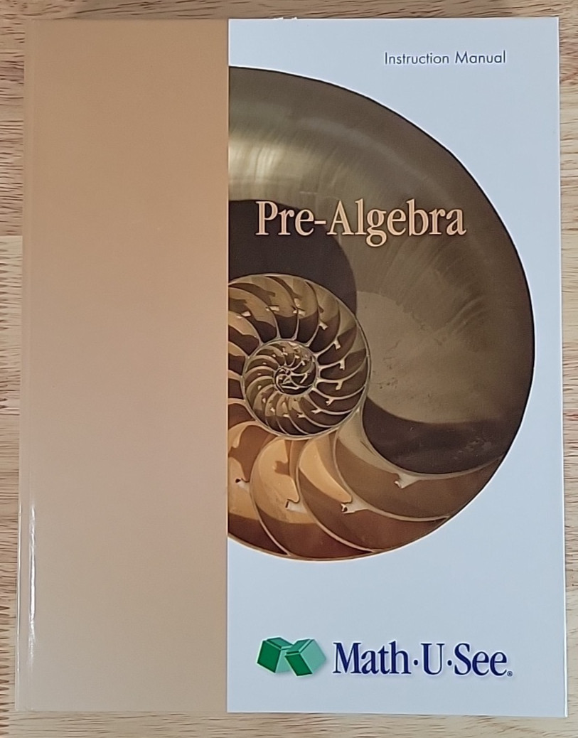 Math U See Algebra 1 Instructions Manual and DVD
