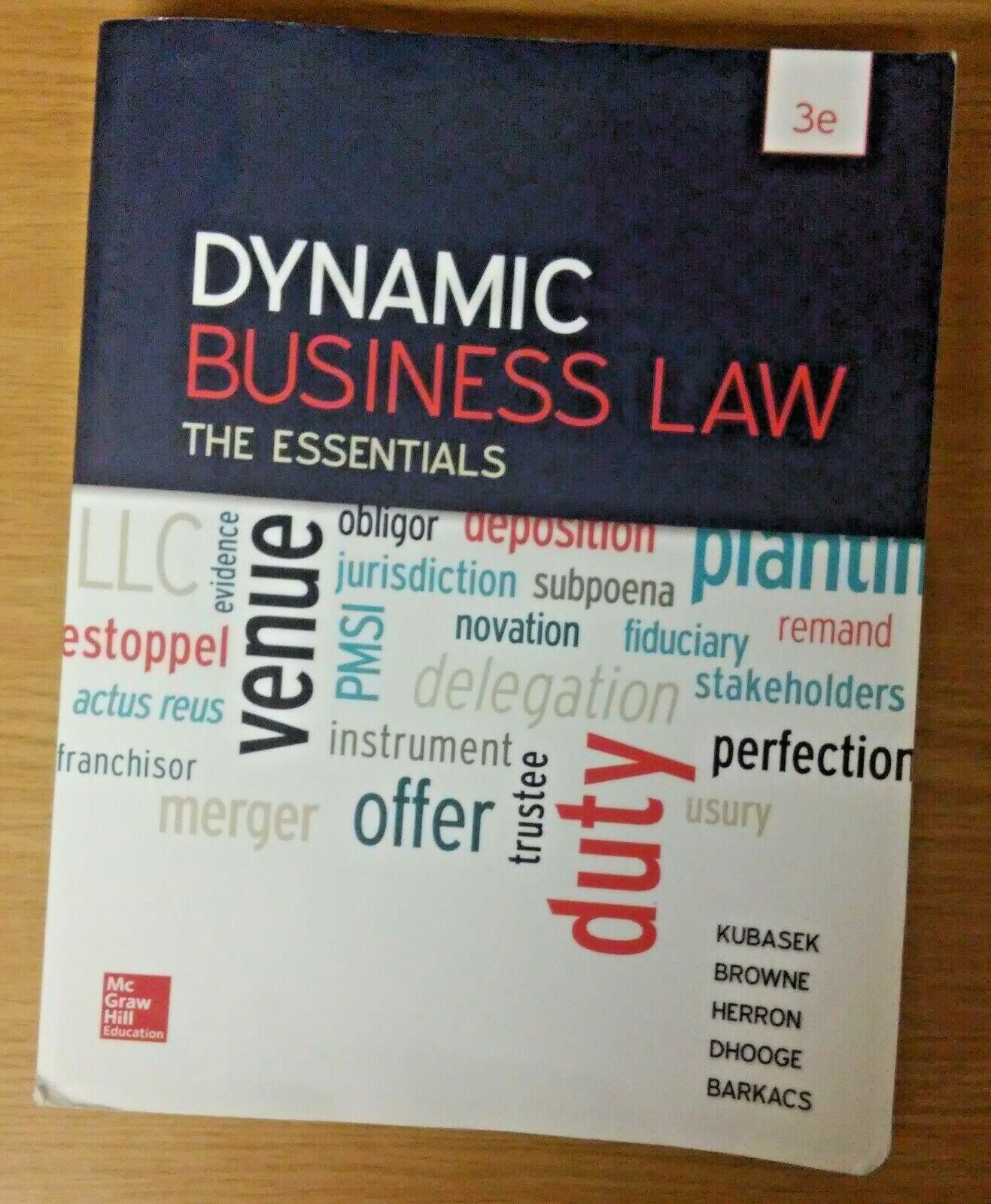 Dynamic Business Law – The Essentials – Third Edition