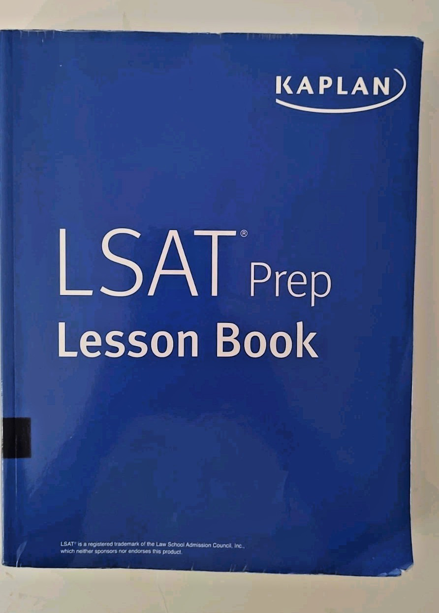 Kaplan LSAT Prep Lesson Book Pre Law School