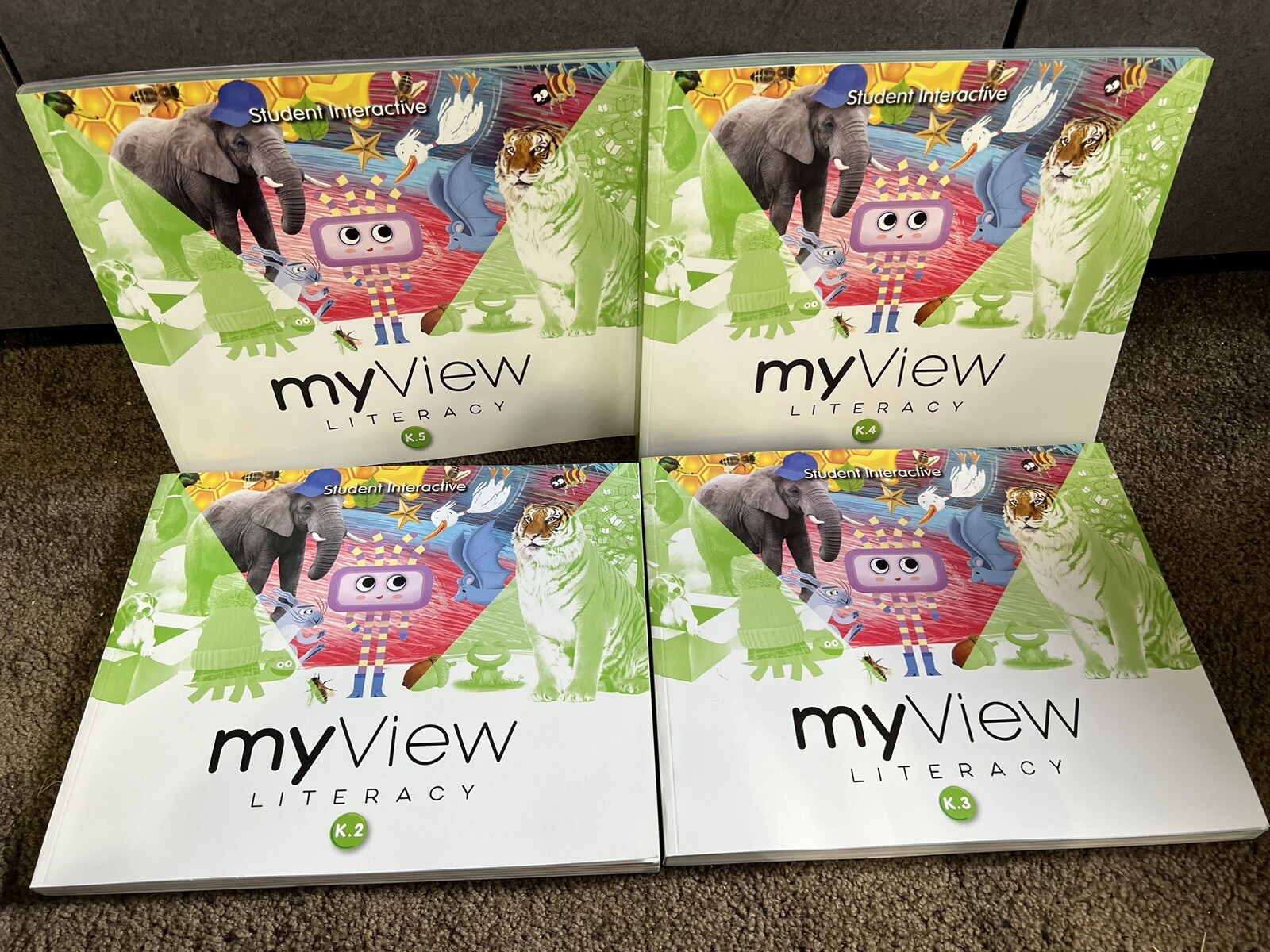 My View Literacy 4 Textbook Lot K.2 K.3 K.4 K.5 student interactive Book