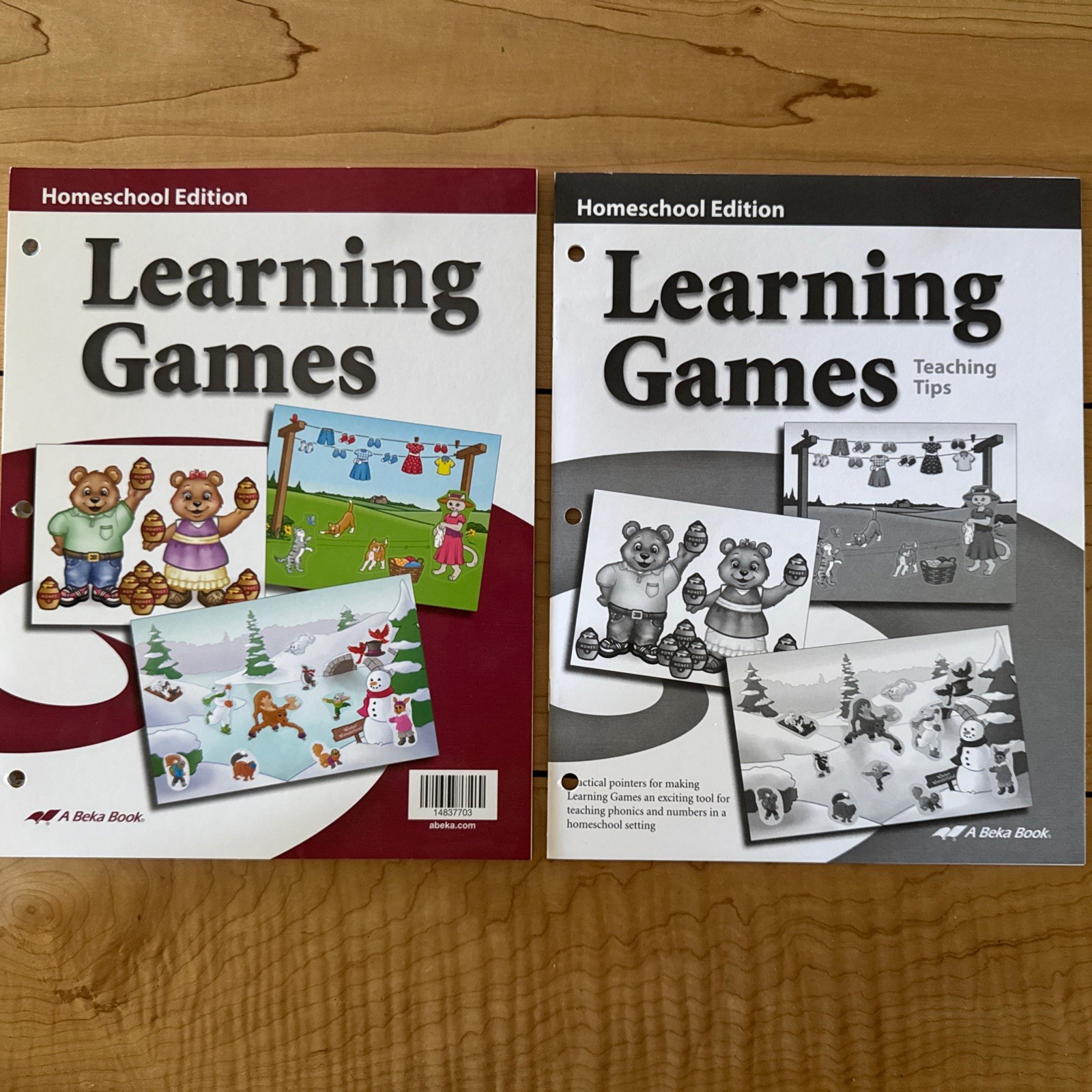 Abeka Homeschool Edition Learning Games for K4 K5