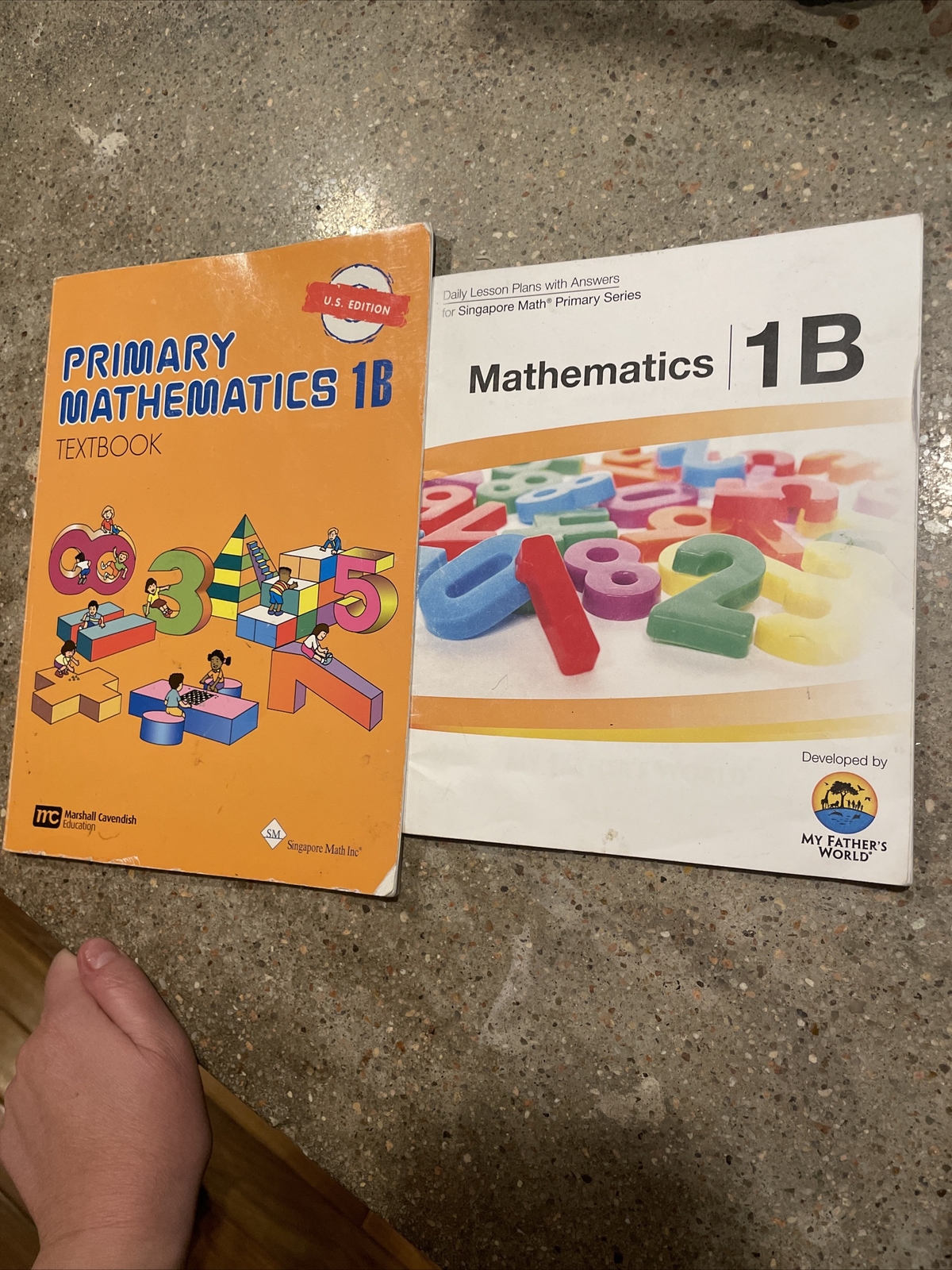 Singapore Math 1B Textbook and My Father’s World Daily Lesson Plans with Answers