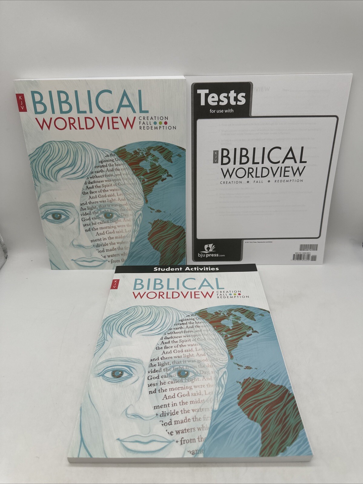 Bob Jones Biblical Worldview KJV Student Text, Tests & Activities HS Bible NEW