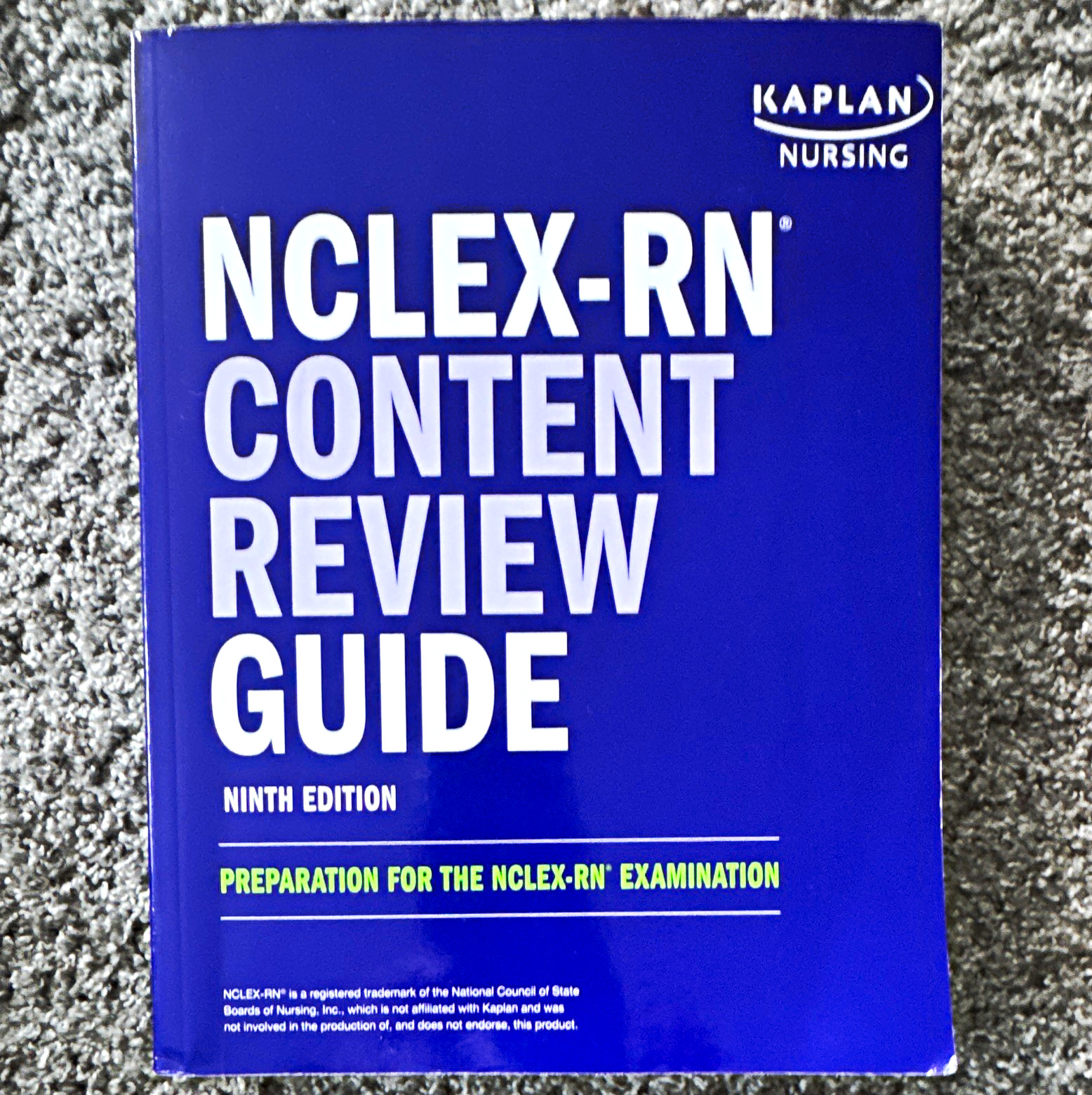 Kaplan Nursing NCLEX-RN Content Review Guide 9th Ed Study Guide 2023 731p