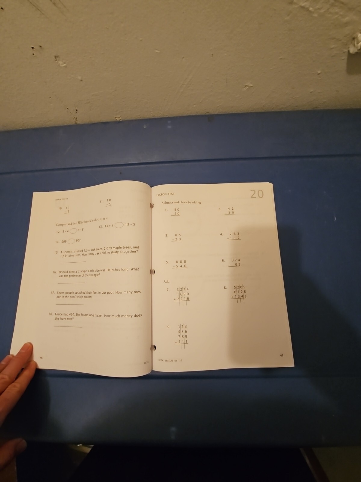 Beta Tests : Multiple-Digit Addition and Subtraction by Math-U-See 2013, Trade