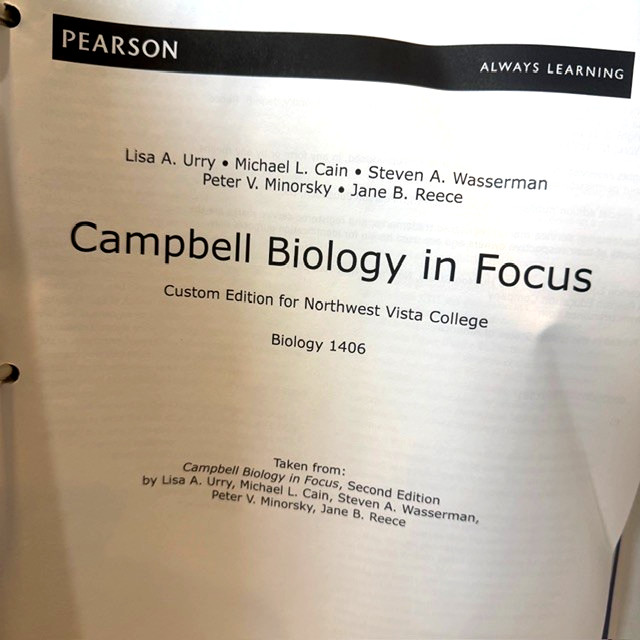Campbell Biology in Focus Custom Edition Loose Leaf Pearson Biology 1406