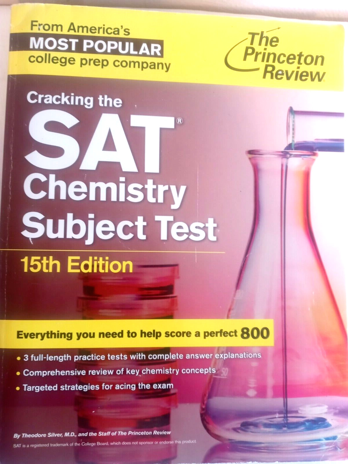 Cracking The SAT Chemistry Subject Test (15th Edition) Most Popular College Prep