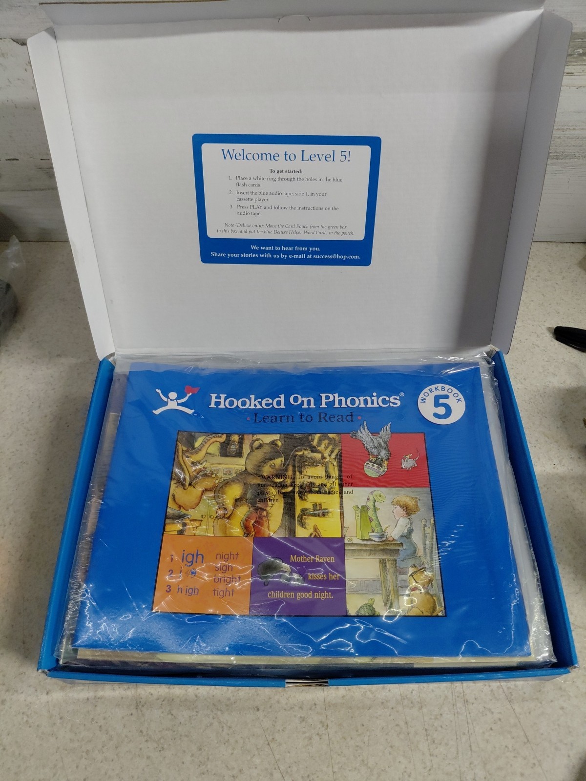 Hooked On Phonics Level 5 Deluxe Version VTG Learn to Read Home School Pack