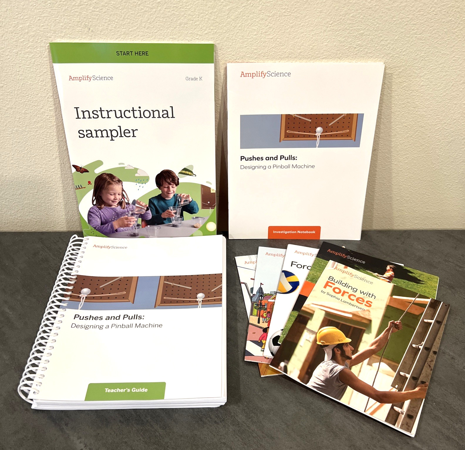 Amplify Science Grade K Pushes & Pulls Bundle – Teacher’s Guide Notebook Readers