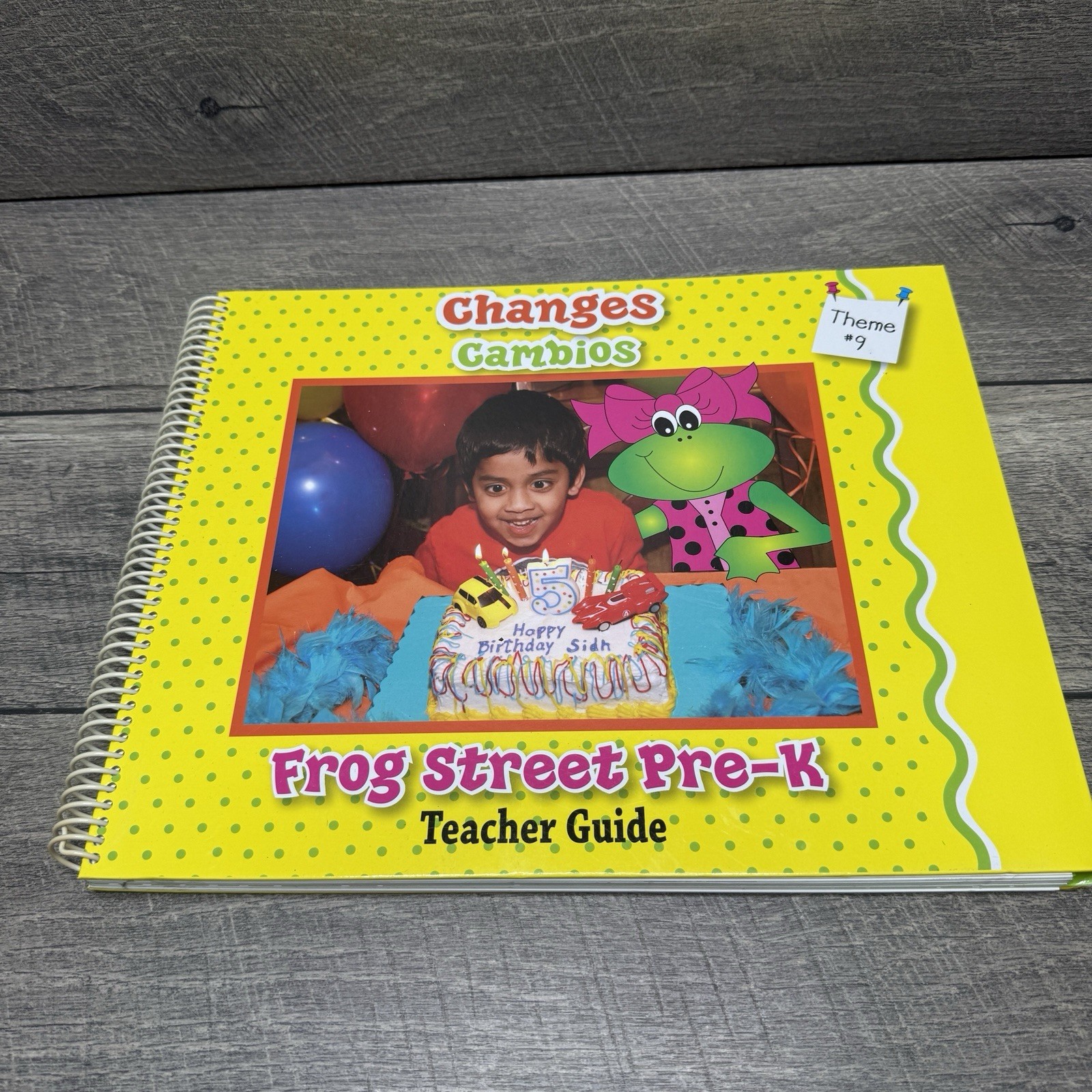 Frog Street Press Pre-K Teacher Guide #9 Changes