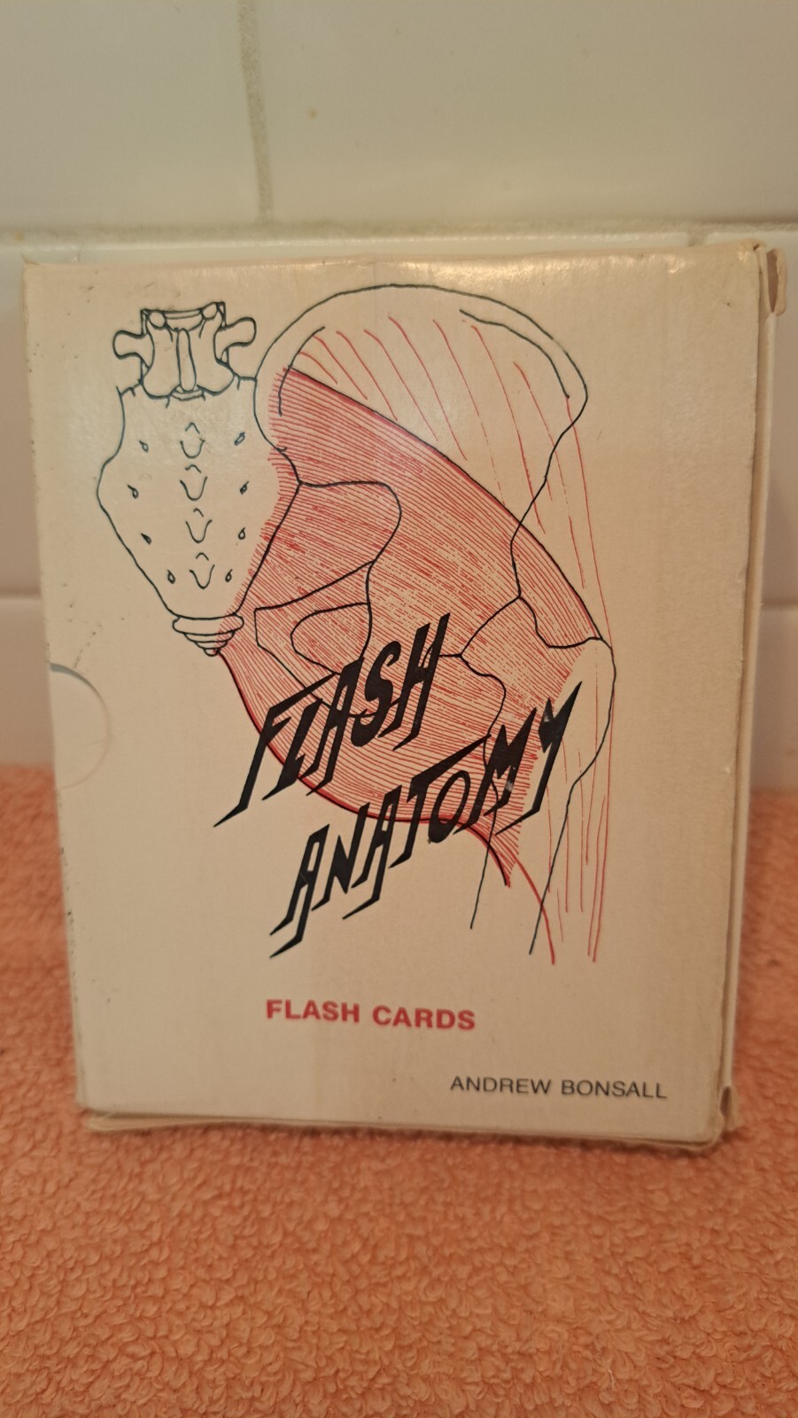 Vintage Flash Anatomy Flash Cards Andrew Bonsall 1989 New Complete Set