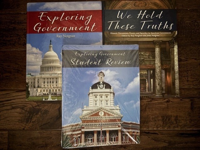 Notgrass Exploring Government & We Hold These Truths Textbooks w/ Student Review