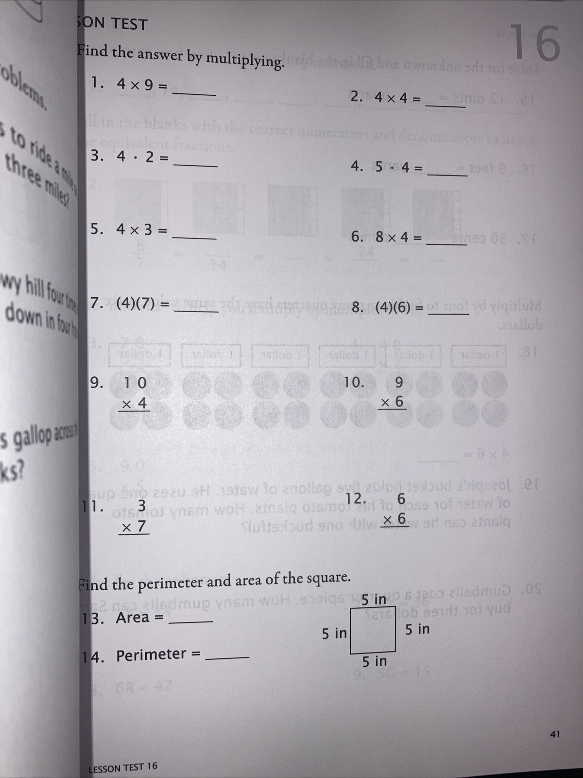 Gamma Tests : Single and Multiple-Digit Multiplication by Math-U-See (2013,…