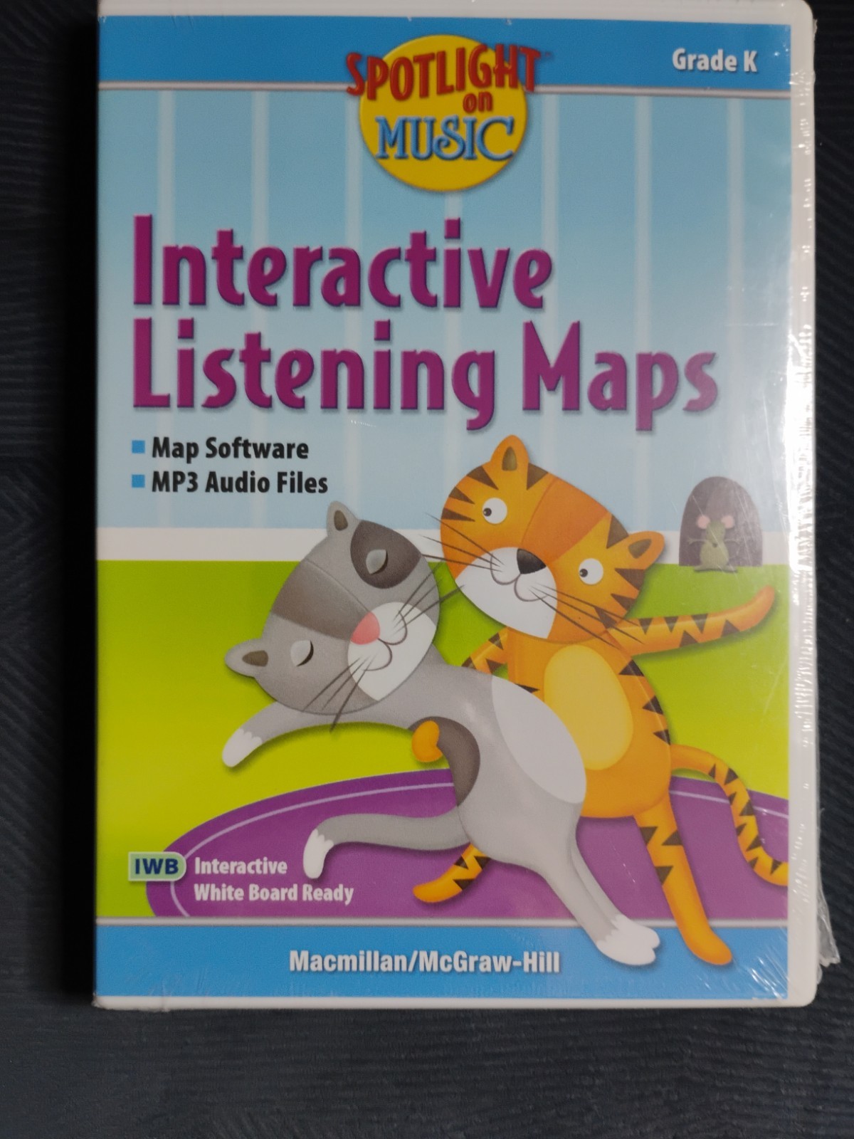 SPOTLIGHT ON MUSIC: INTERACTIVE LISTENING MAPS – GRADE K – Factory Sealed!