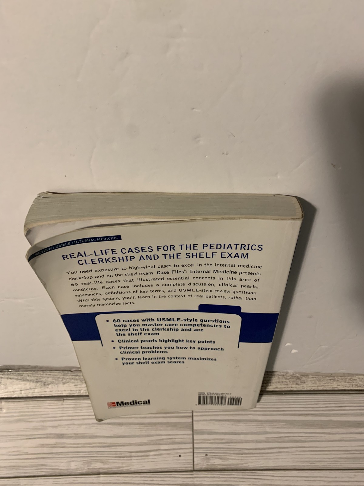 Case Files Internal Medicine Fourth Edition USMLE Shelf Exam Toy Patlan Softcove