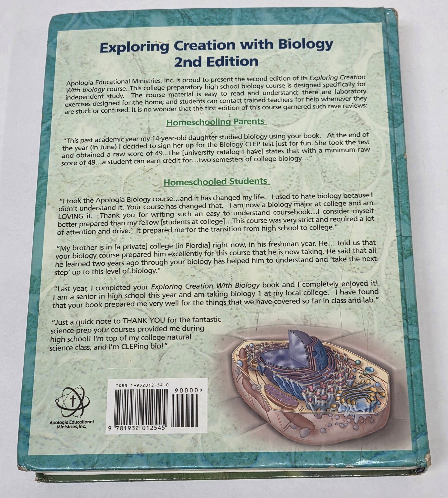 Apologia Exploring Creation with Physical Science Textbook 2nd Edition Student