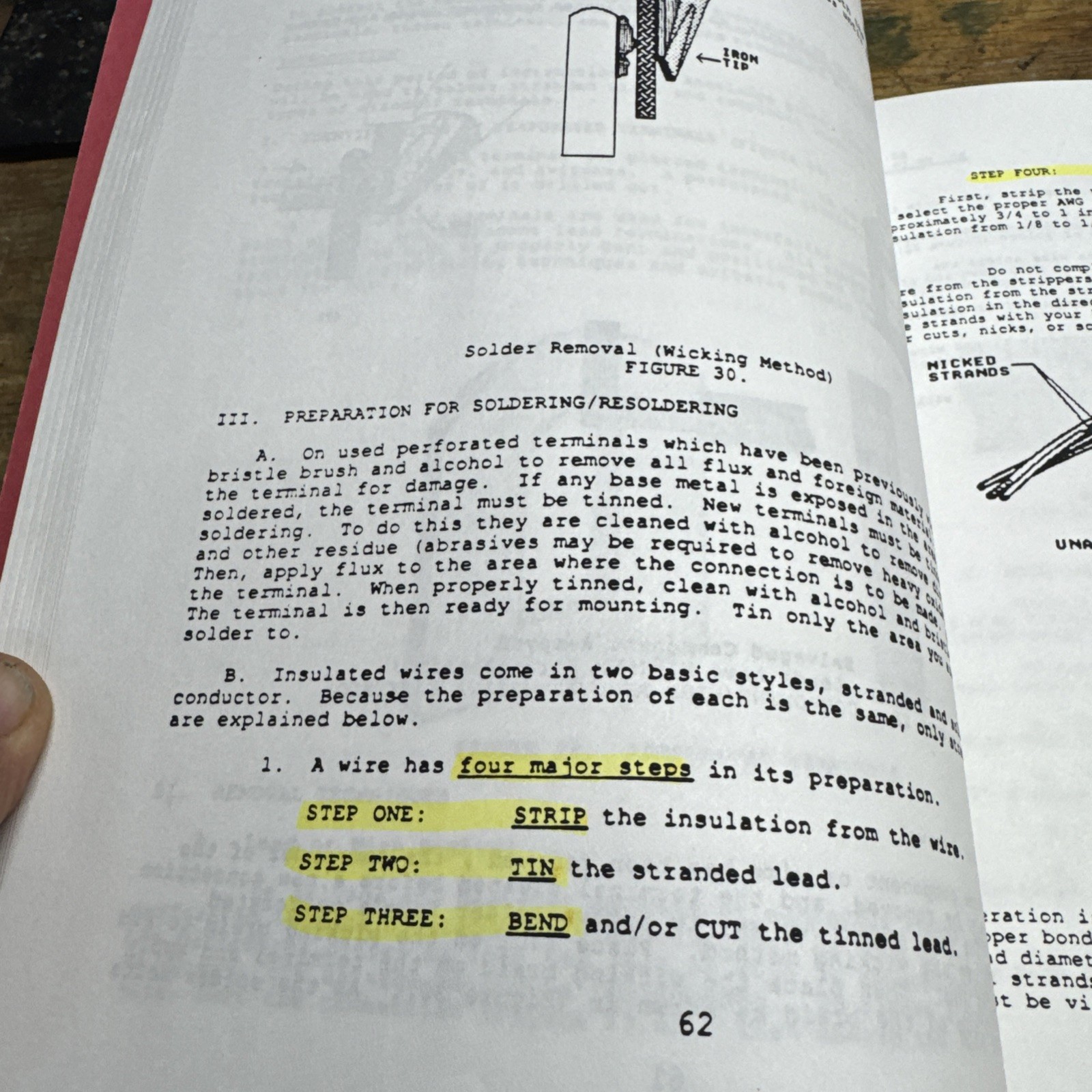 Marine Corps Communication Electronics School Mid 1990’s Workbook DF07 Soldering