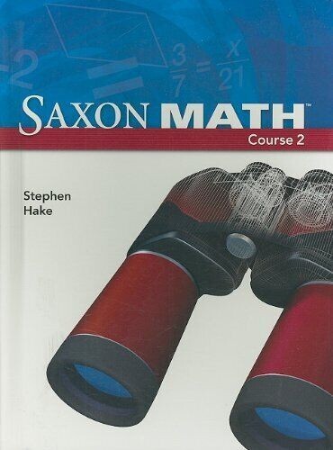 Saxon Math Course 2 2007 Hardcover Student Edition Homeschool By Hake Good Cond