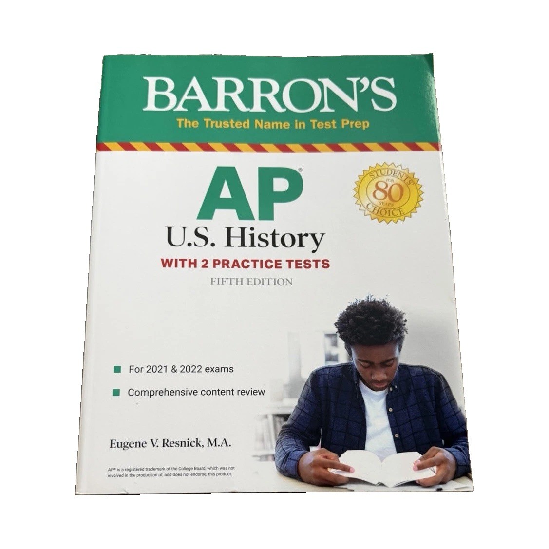 Barron’s AP U.S. History Study Guide w/ 2 Practice Tests 5th Ed 2021 Paperback