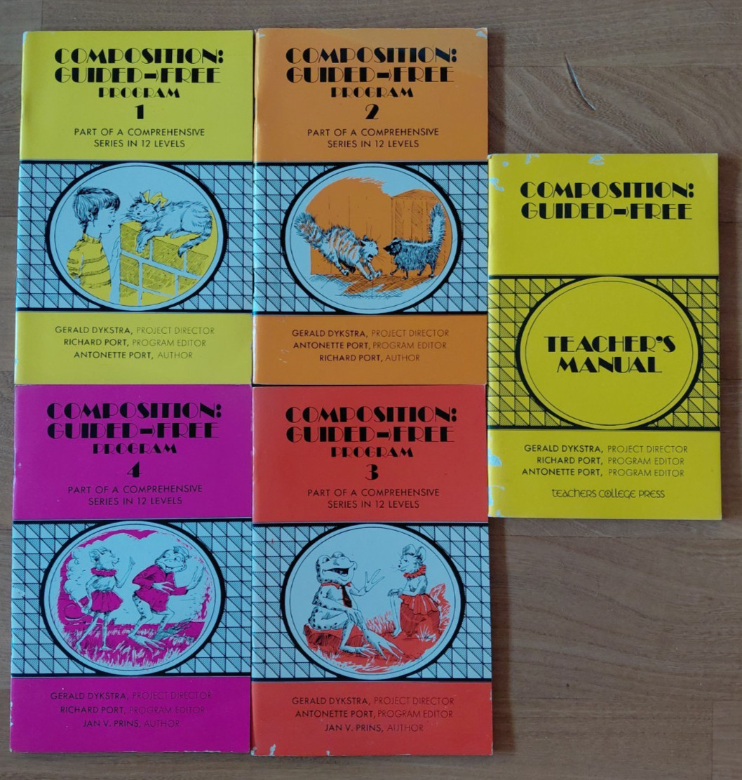 Vintage Composition Guided Free Program Levels 1-4 + Teacher’s Manual (1978 2nd)