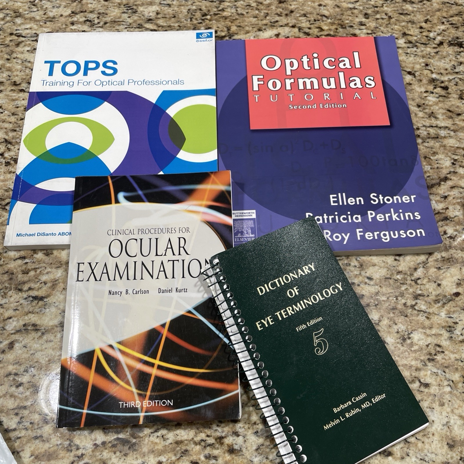 Assorted optical books