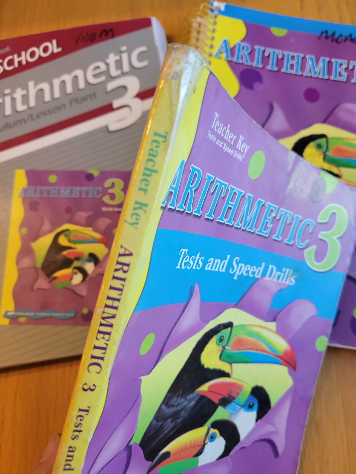 Abeka Arithmetic 3 Teachers Resources Answer Keys 3 Books
