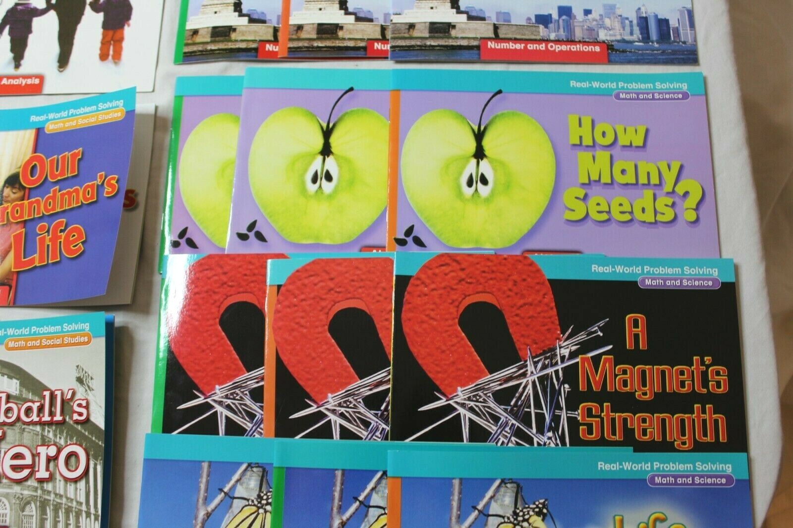 Set 45 Real World Problem Solving Math Social Studies Science Grade 2 Books