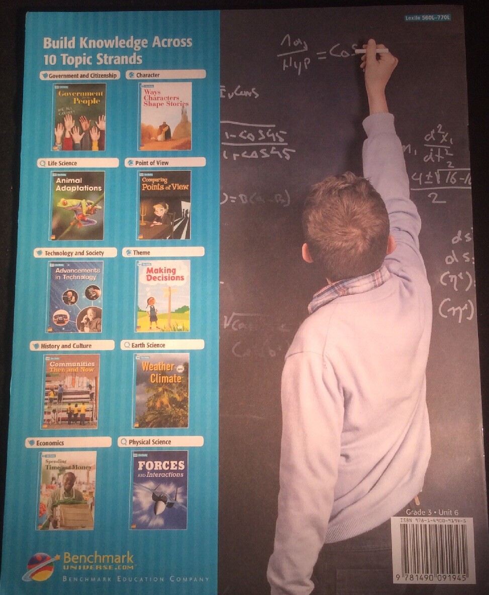 Texts for Close Reading – Making Decisions – Grade 3 Unit 6