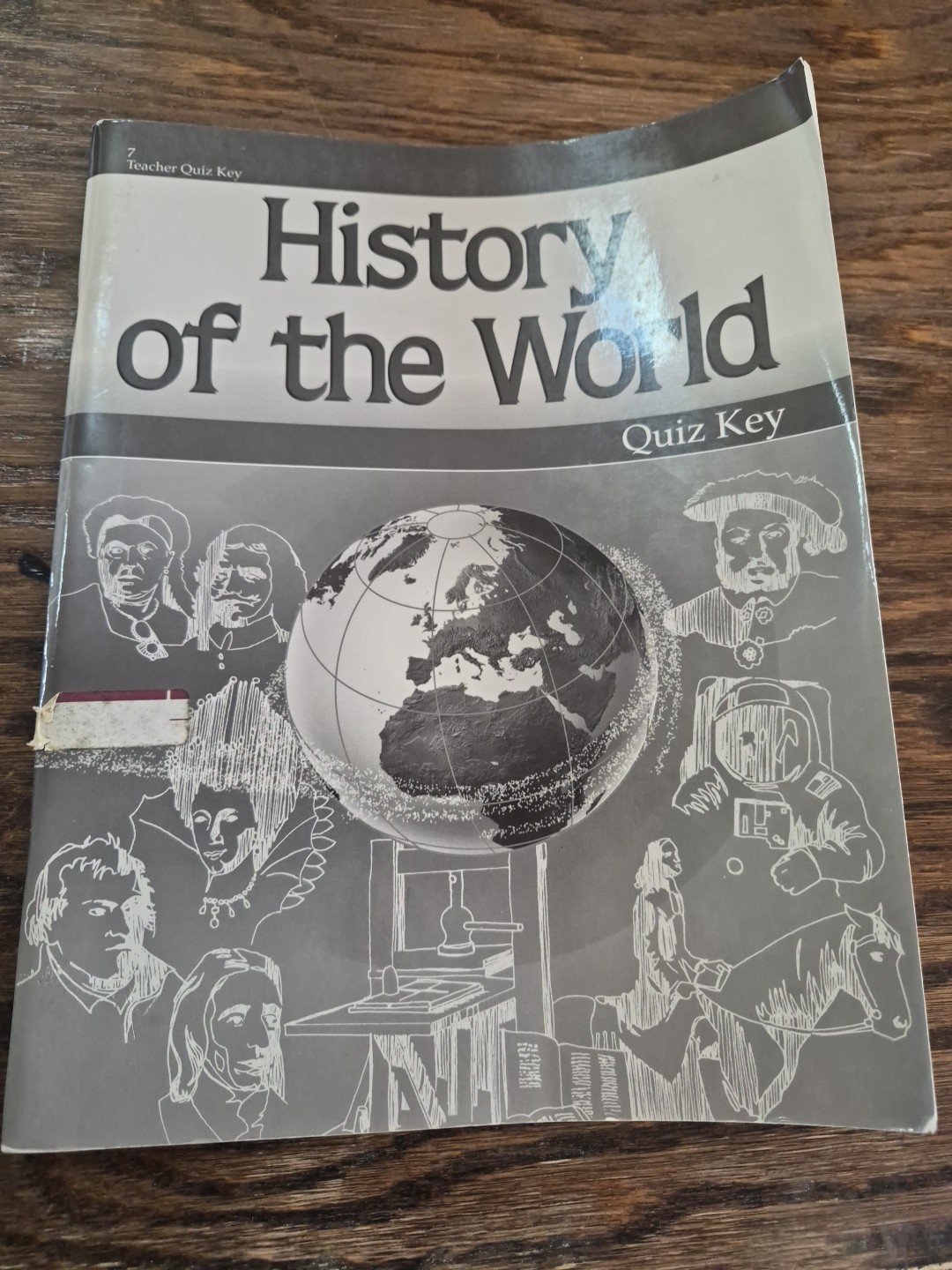 Abeka History of the World Teacher QUIZ Key homeschooling 7th grade 2nd ed