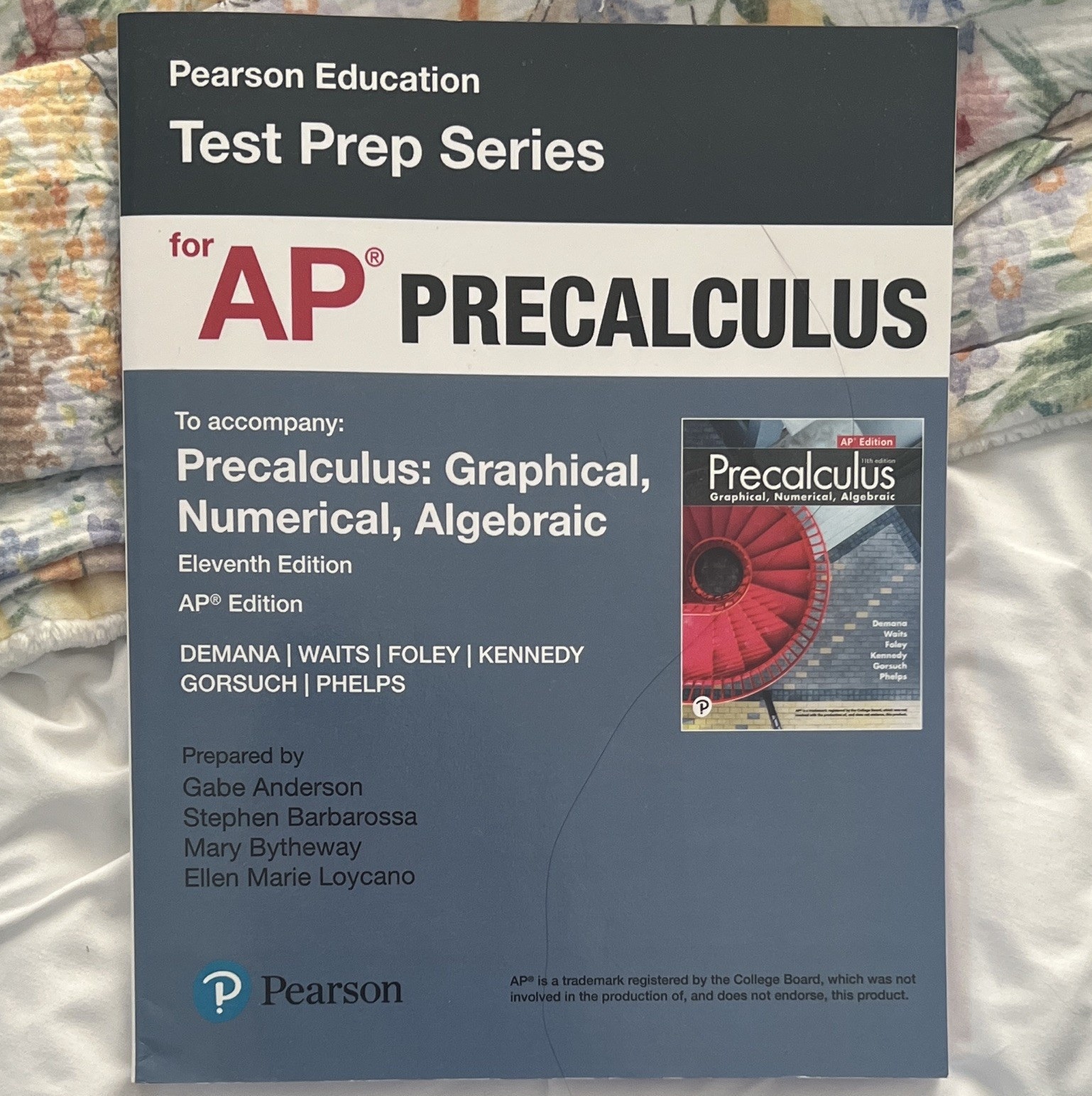 Pearson AP Precalculus Test Prep Study Guide Paperback AP Edition Math