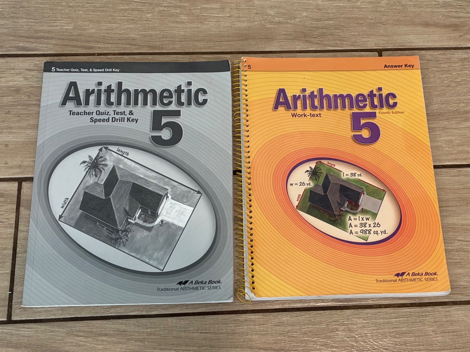 Abeka Arithmetic 5 Work-text Answer Key AND Teacher Quiz Test & Speed Drill Key