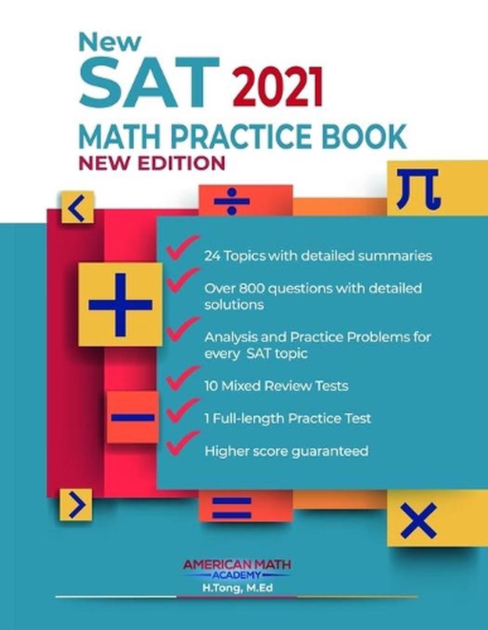 New SAT 2021 Math Practice Book by American Math Academy (English) Paperback Boo