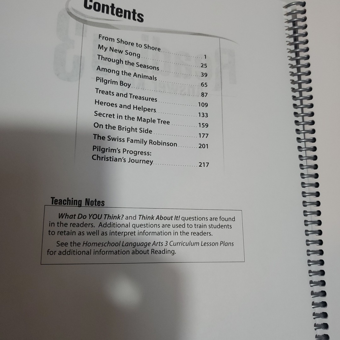 Abeka Reading 3 Answer Key – 3rd Grade Literary Development & Enrichment