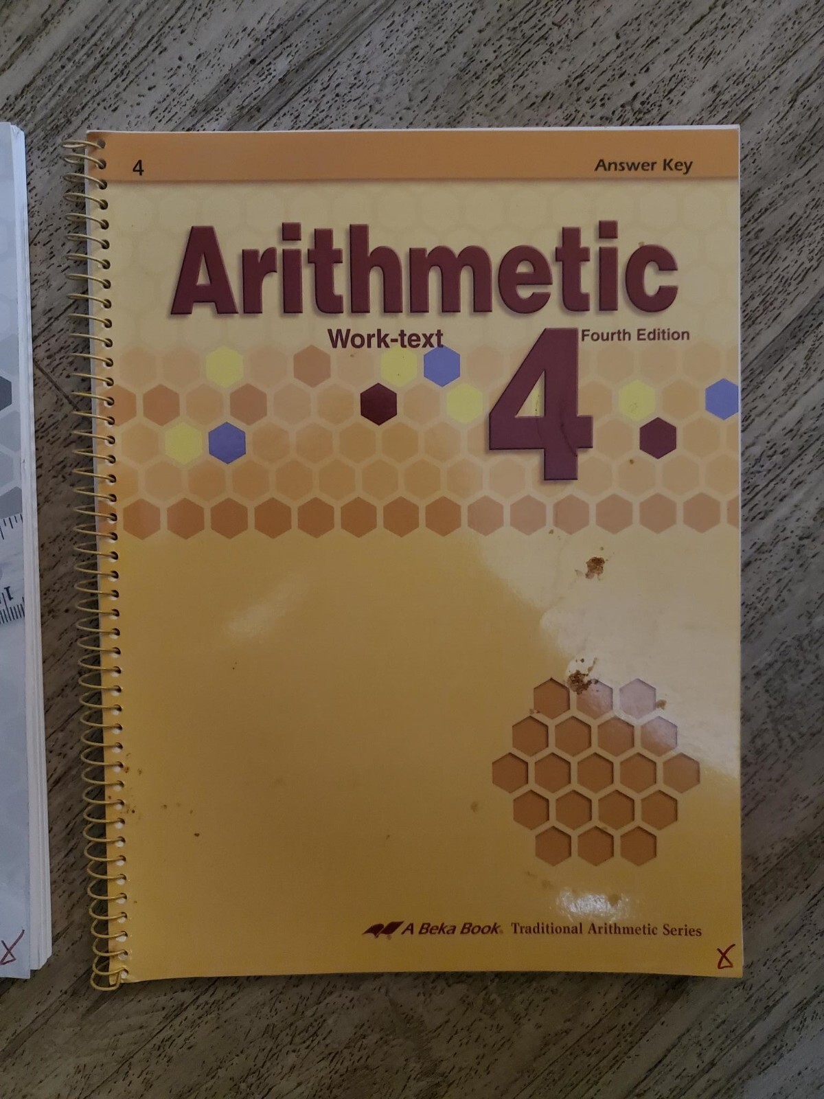 Abeka Arithmetic 4 Work-Text Answer Key and Test and Speed Drills Key Math Lot