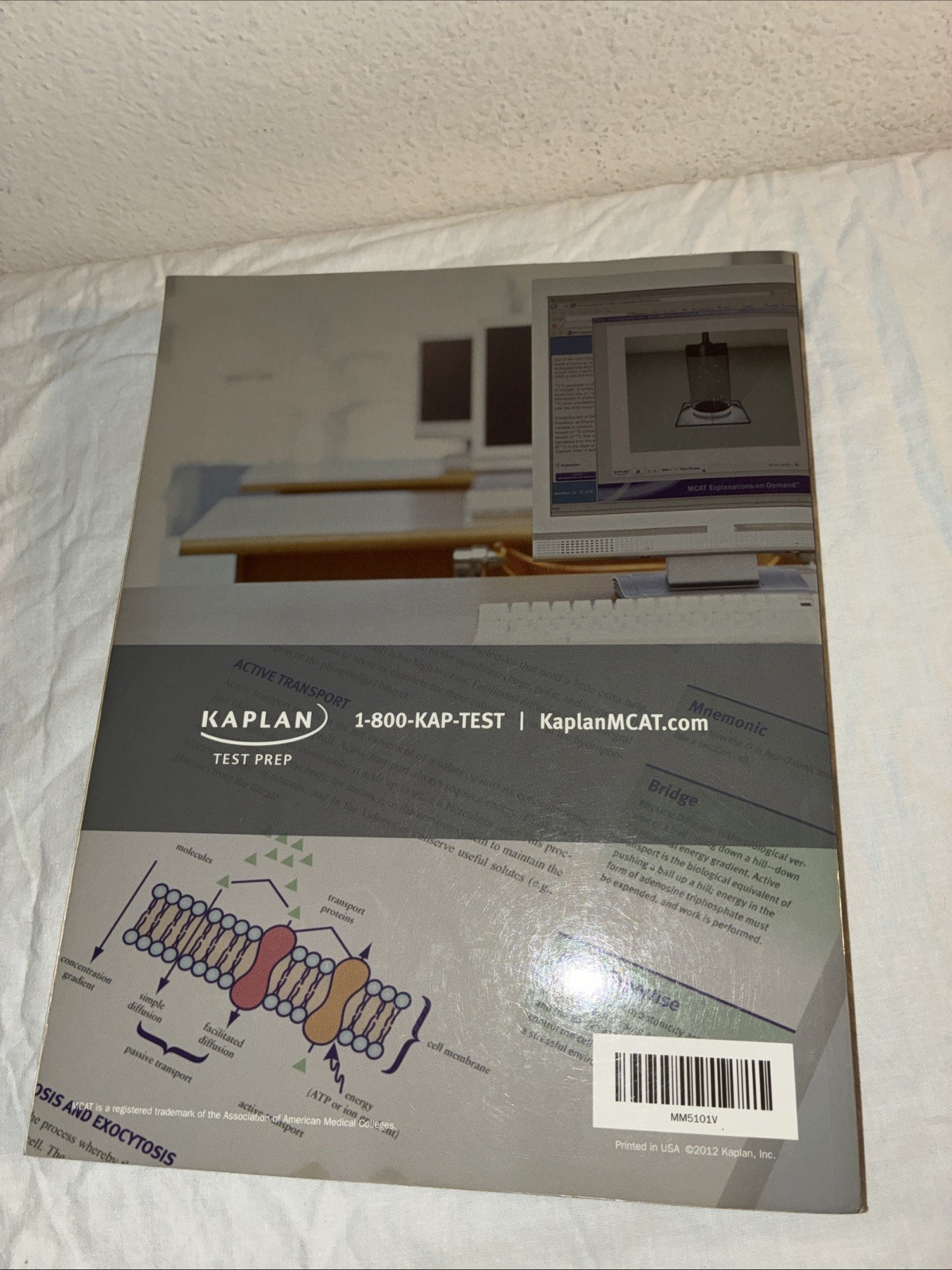Kaplan MCAT Lesson Book 2012 Test Prep Pre-Med Textbook Study Guide