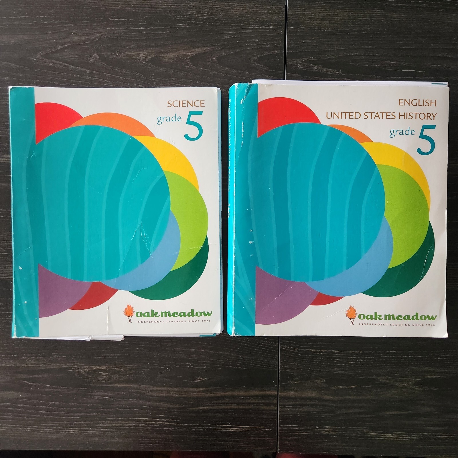Oak Meadow 5th Grade Science, United States History 2015 Curriculum Books
