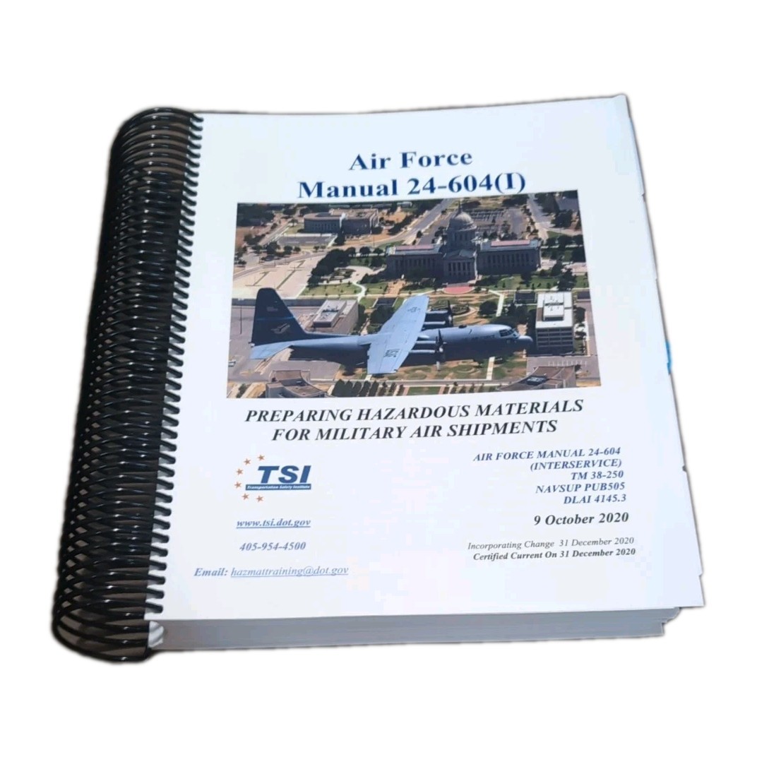 US AFMAN SHIPPING MANUAL 24-604(I) TSI 2020 EDITION