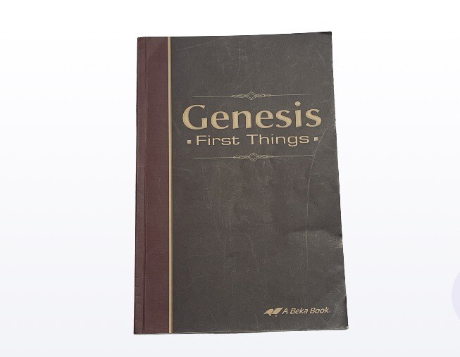 ABeka Genesis First Things Student Textbook Second Ed 12th Grade Bible Homeschoo
