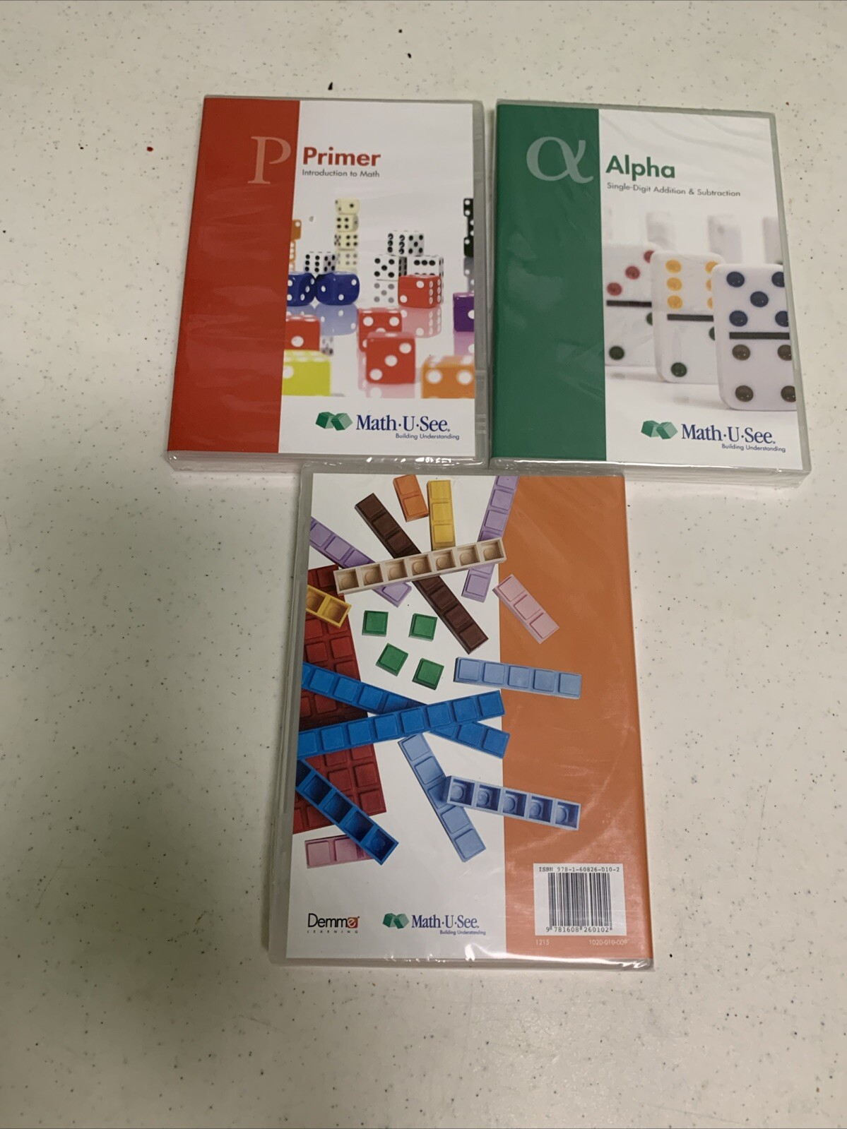 Math-U-See -Primer /Alpha /Beta (Sold) Instructional DVD-New Sealed – You Choose