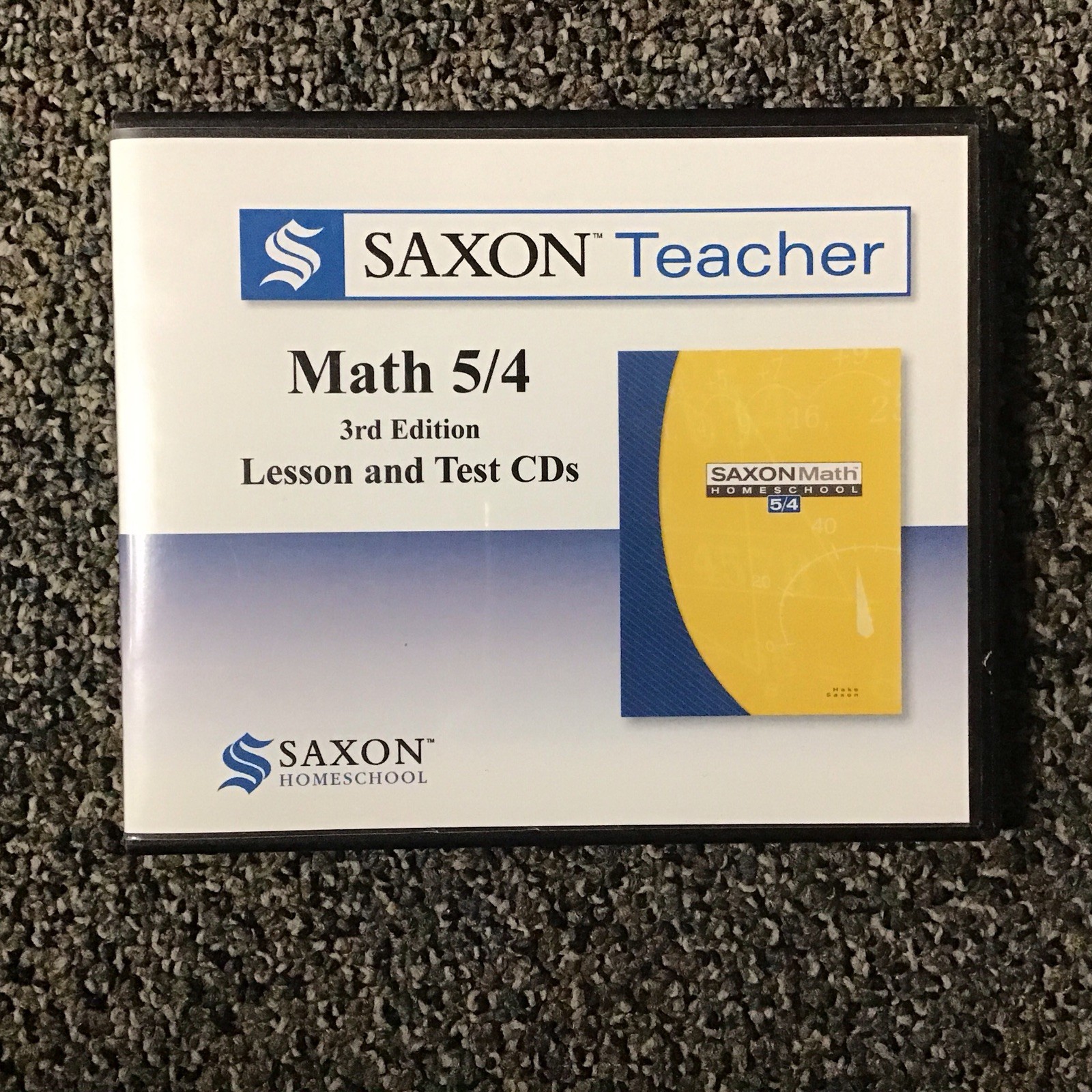 Saxon Math 5/4 Homeschool: Saxon Teacher CD ROM 3rd Edition by SAXON PUBLISHERS