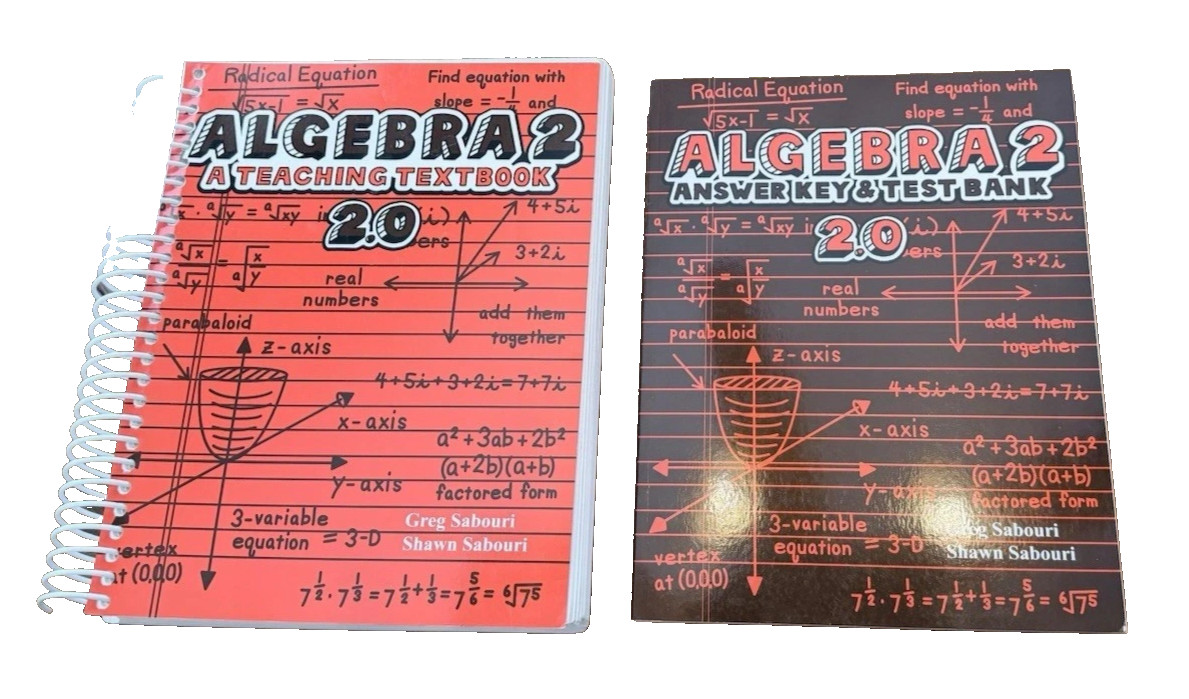 Teaching Textbooks Algebra 2 2.0 Textbook and Answer Key – clean text