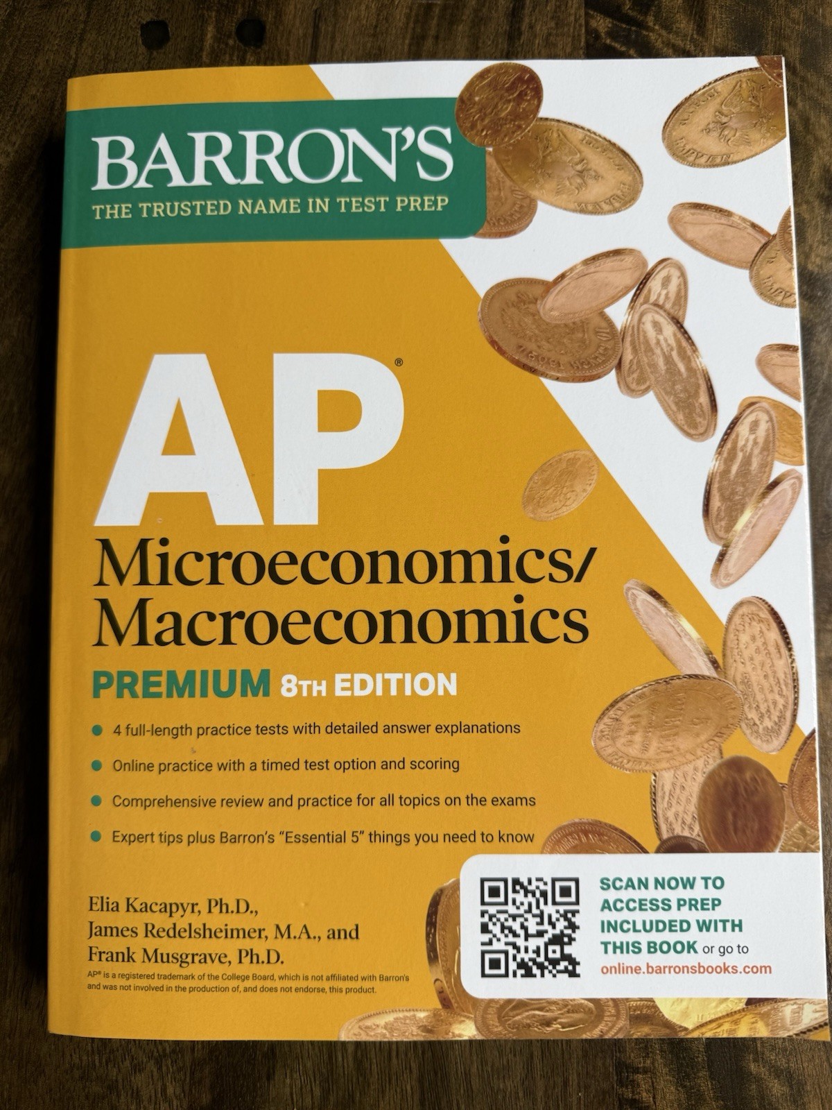 NEW Barron’s AP Microeconomics/Macroeconomics Premium Prep 20th Ed Book