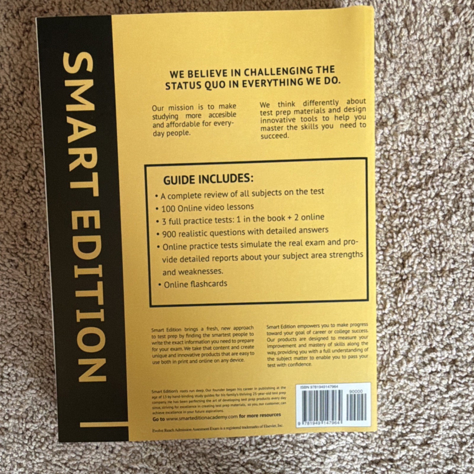 Smart Edition HESI A2 Full Study Guide 3rd Edition Illustrated Paperback Book